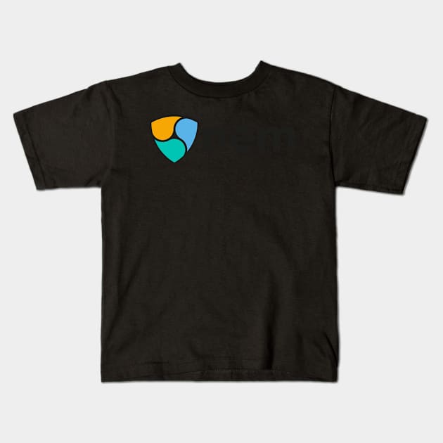 NEM Coin Cryptocurrency XEM crypto Kids T-Shirt by J0k3rx3